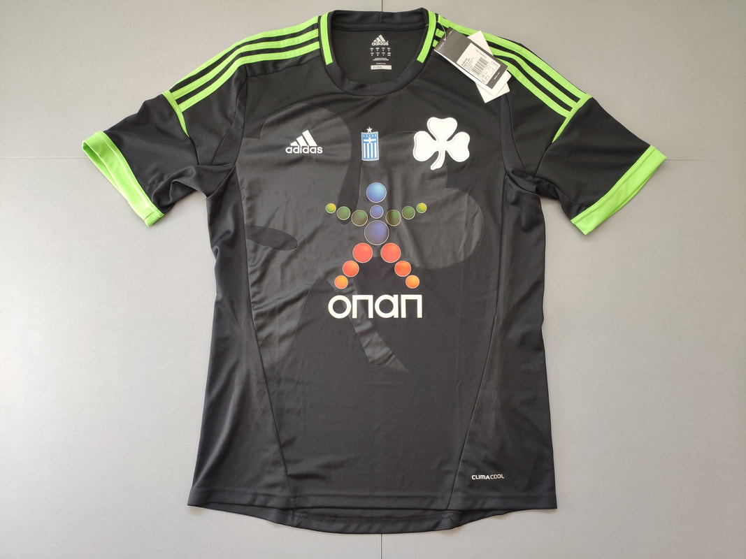 Panathinaikos F.C. Away 2012/2013 Football Shirt Manufactured By Adidas, The Club Plays Football In Greece.