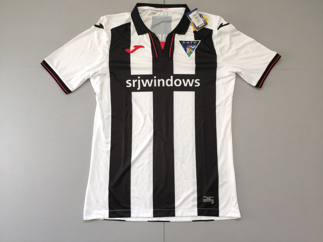 Dunfermline Athletic F.C. Home 2018/2019 Football Shirt Manufactured By Joma. The Club Plays Football In Scotland.