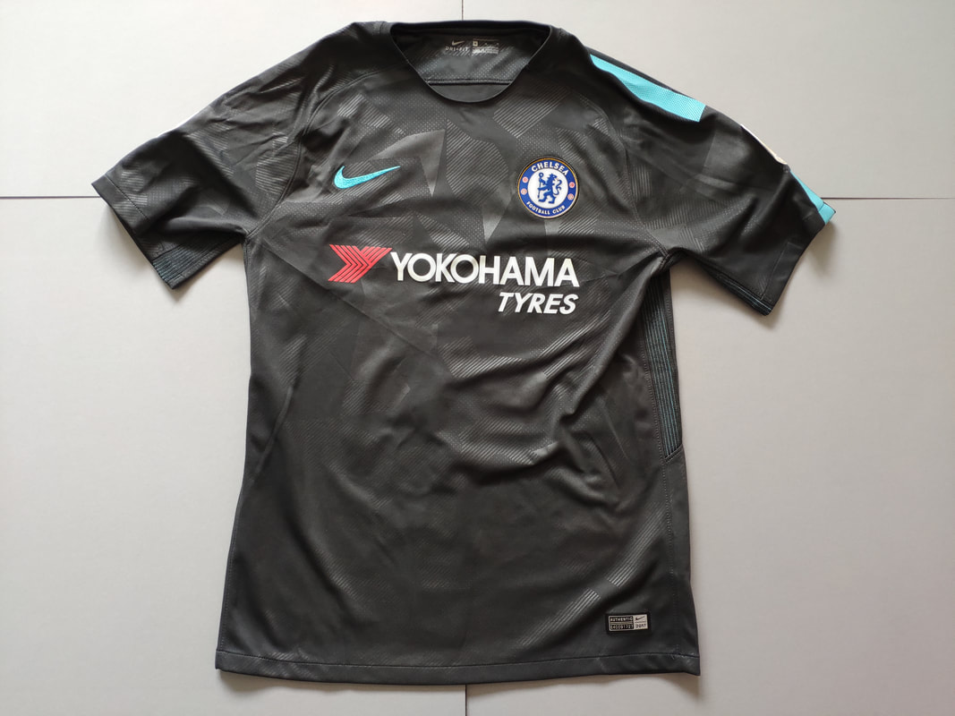 Chelsea F.C. Third 2017/2018 Football Shirt Manufactured By Nike. The Club Plays Football In England.