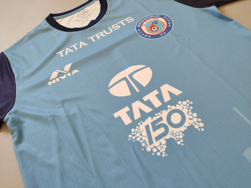Indian Football Shirt Indin Super League Jamshedpur 2XL fits Like Large 