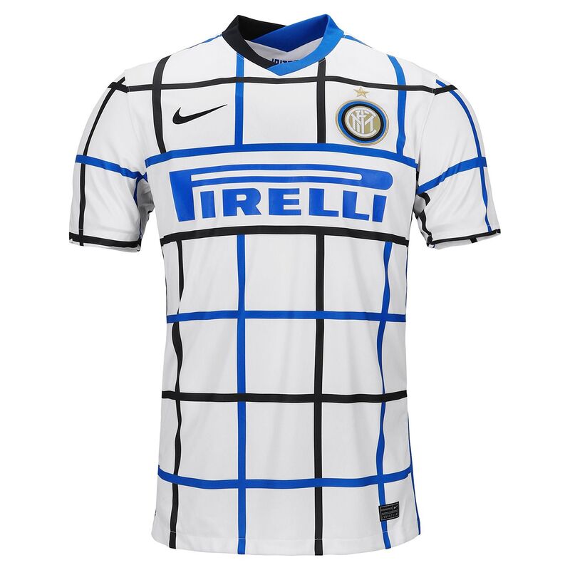 Internazionale Away 2020/2021 Football Shirt Manufactured By Nike. The Club Plays Football In Italy.
