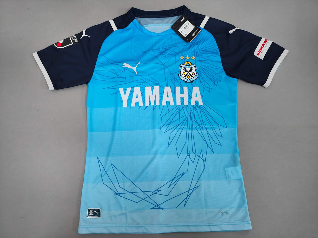 Júbilo Iwata Home 2021 Football Shirt Manufactured By Puma. The Club Plays Football In Japan.