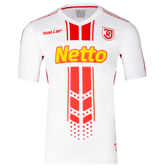 Jahn Regensburg Home 2020/2021 Football Shirt Manufactured By Saller. The Club Plays Football In Germany.