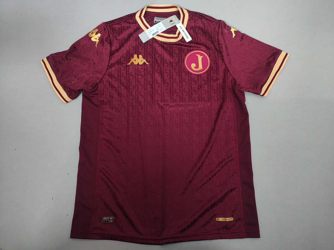 Juventus da Mooca Home 2024 Football Shirt Manufactured By Kappa. The Club Plays Football In Brazil.