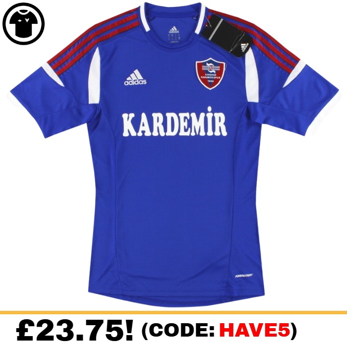Karabukspo Third 2014/2015 Football Shirt Manufactured By Adidas. The Club Plays In Turkey.