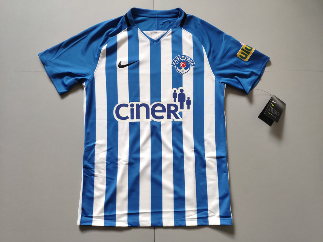 Kasımpaşa S.K. Home 2019/2020 Football Shirt Manufactured By Nike. The Club Plays Football In Turkey.