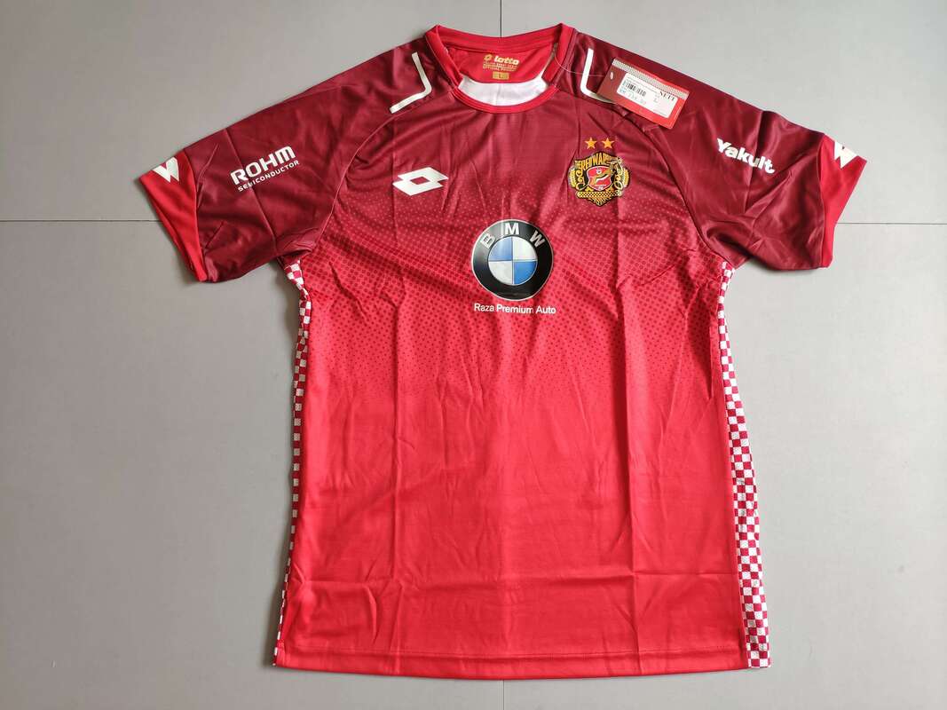 Kelantan F.C. Home 2018 Football Shirt Manufactured By Lotto. The Club Plays Football In Malaysia.