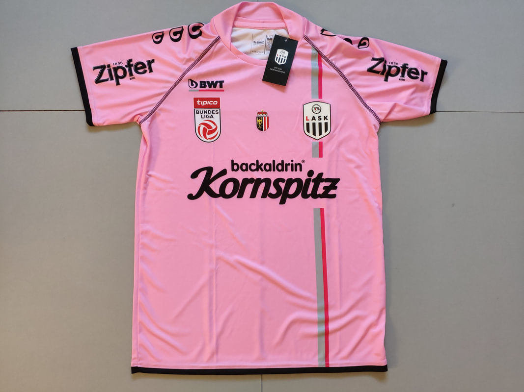 LASK Away 2020/2021 Football Shirt Manufactured By BWT. The Club Plays Football In Austria.