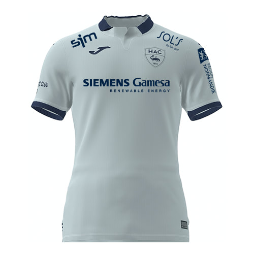 Le Havre​​​​ Away 2020/2021 Football Shirt Manufactured By Joma. The Club Plays Football In France.