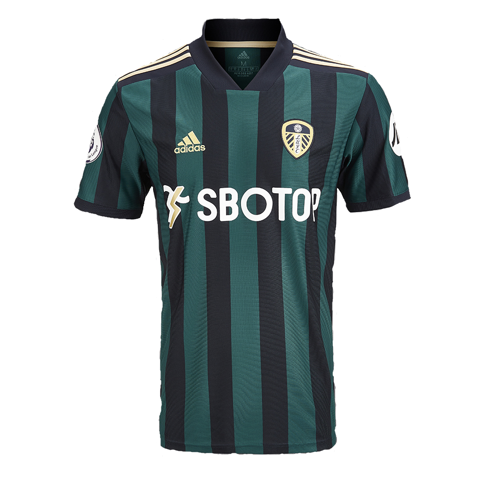 Leeds United Away 2020/2021 Football Shirt Manufactured By Adidas. The Club Plays Football In The Premier League.
