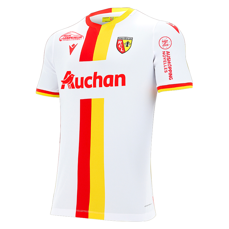 Lens​​ Third 2020/2021 Football Shirt Manufactured By Macron. The Club Plays Football In France.