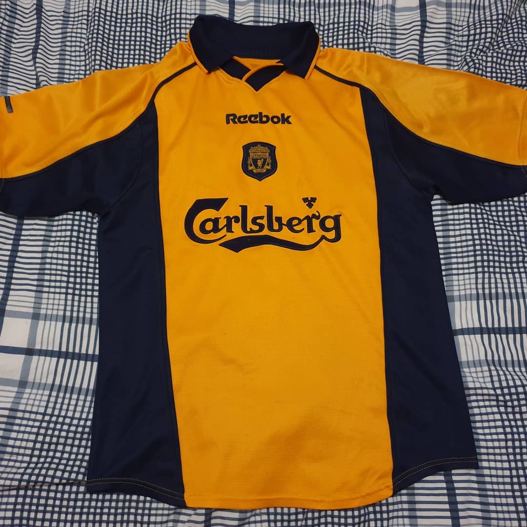 Liverpool FC Away 2000/2001 Shirt. Club Footbal Shirts.