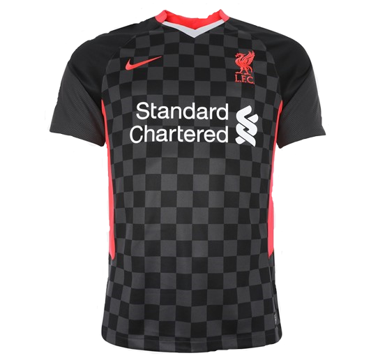 Liverpool 2020/2021 Third  Football Shirt Manufactured By Nike. The Club Plays Football In England.
