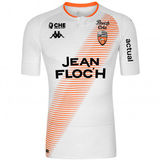 Lorient​​​​​​ Away 2020/2021 Football Shirt Manufactured By Kappa. The Club Plays Football In France.