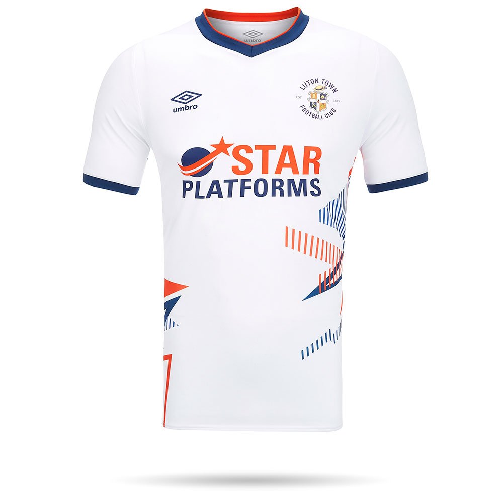 Luton Town Away 2020/2021 Football Shirt Manufactured By Umbro. The Club Plays Football In The Championship.