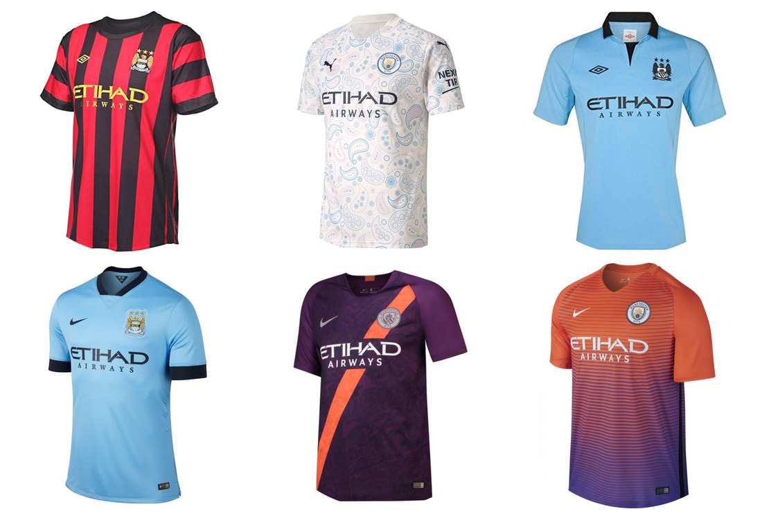 Latest Manchester City Football Shirt Releases - Club Football Shirts