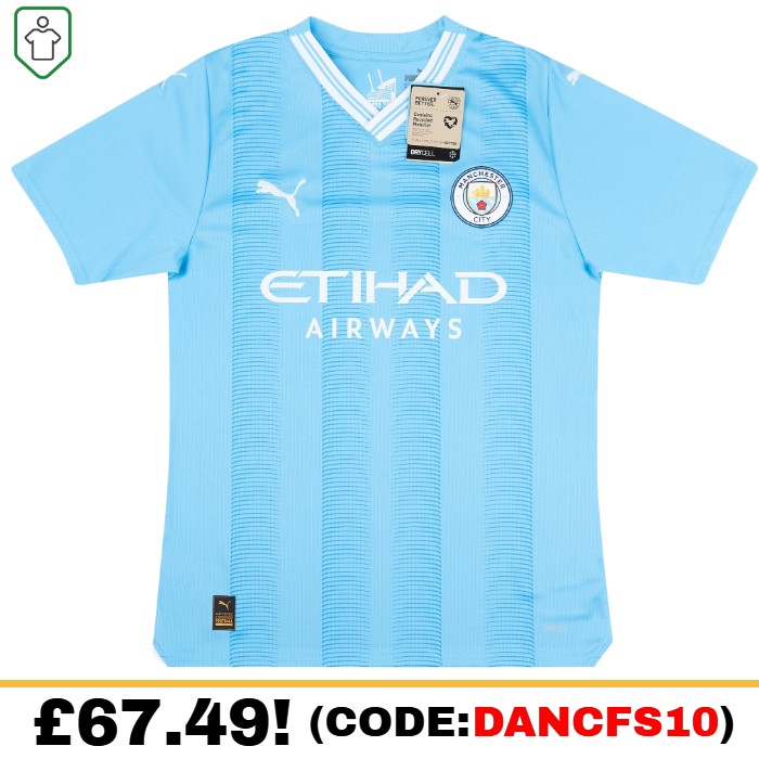Manchester City Home 2023/2024 Football Shirt
