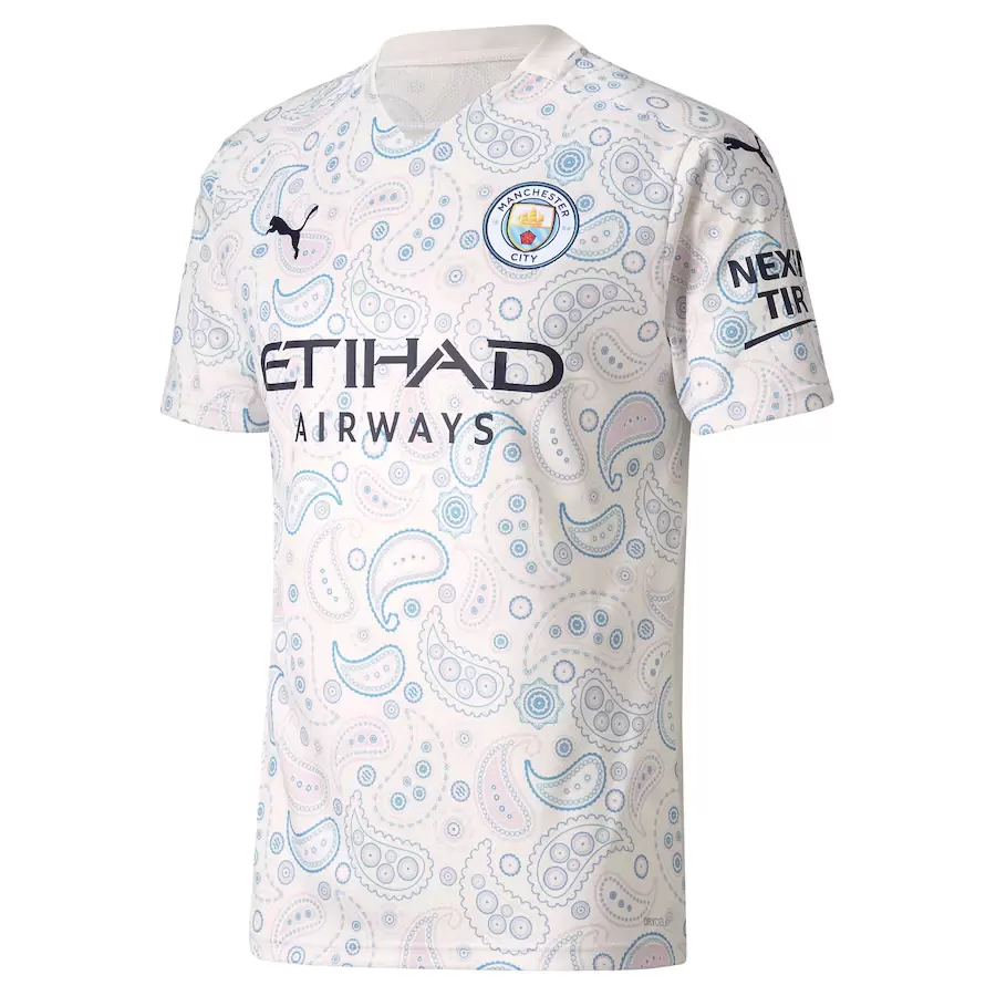 Manchester City 2020/2021 Third Football Shirt Manufactured By Puma. The Club Plays Football In England.