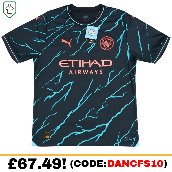 Manchester City Third 2023/2024 Football Shirt