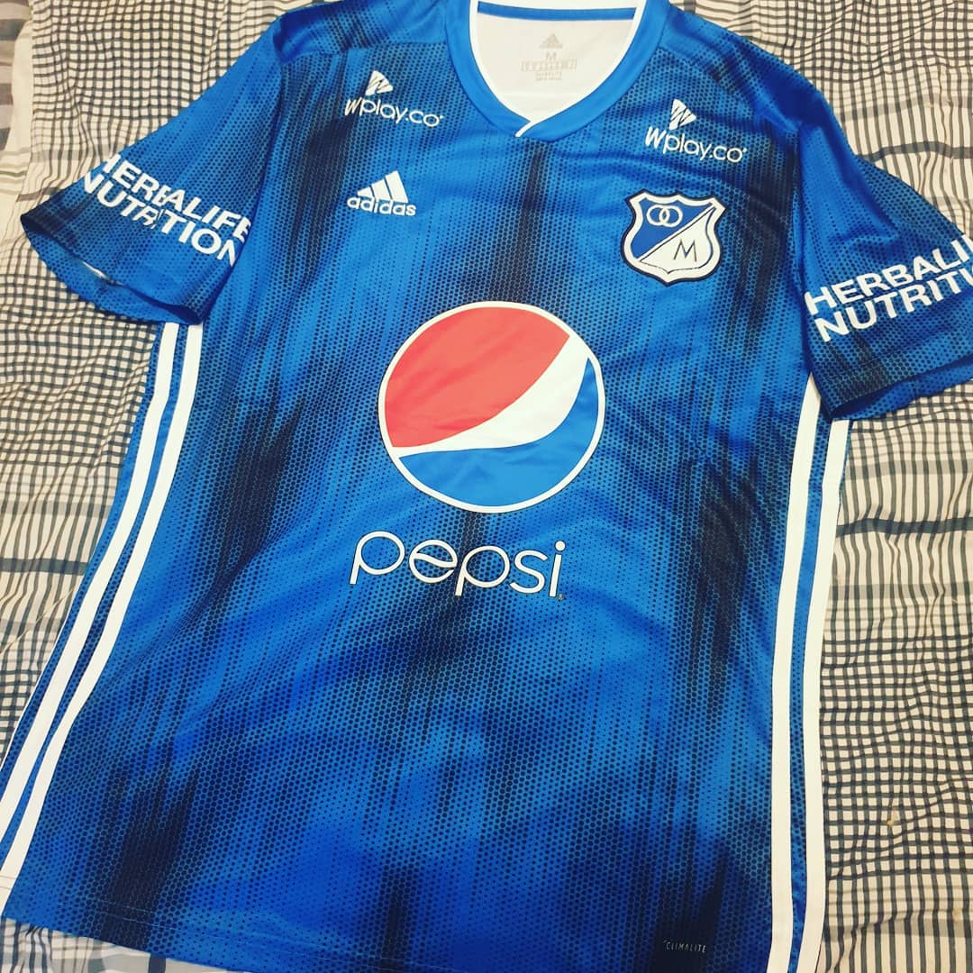 Millonarios Home 2019 Shirt. Club Football Shirts.