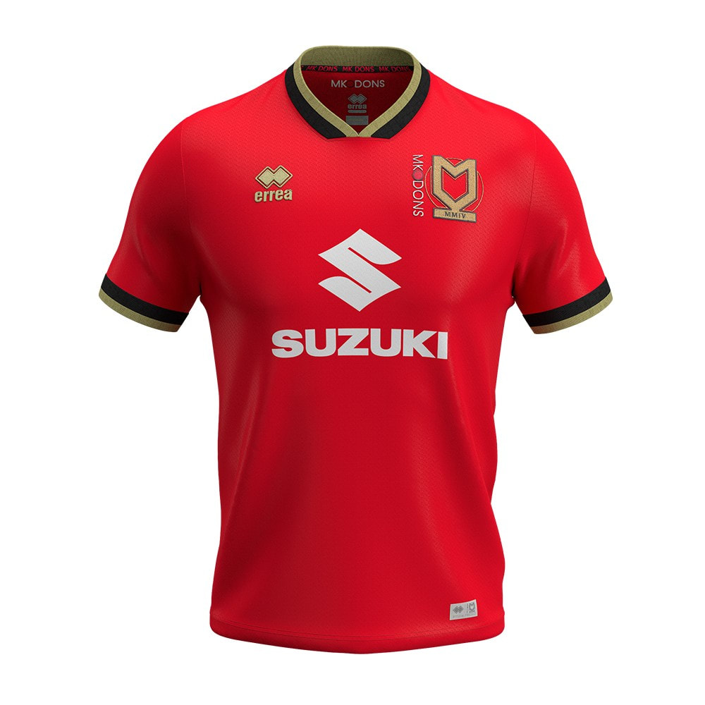 Milton Keynes Dons Away 2020/2021 Football Shirt Manufactured By Errea. The Club Plays Football In League One.
