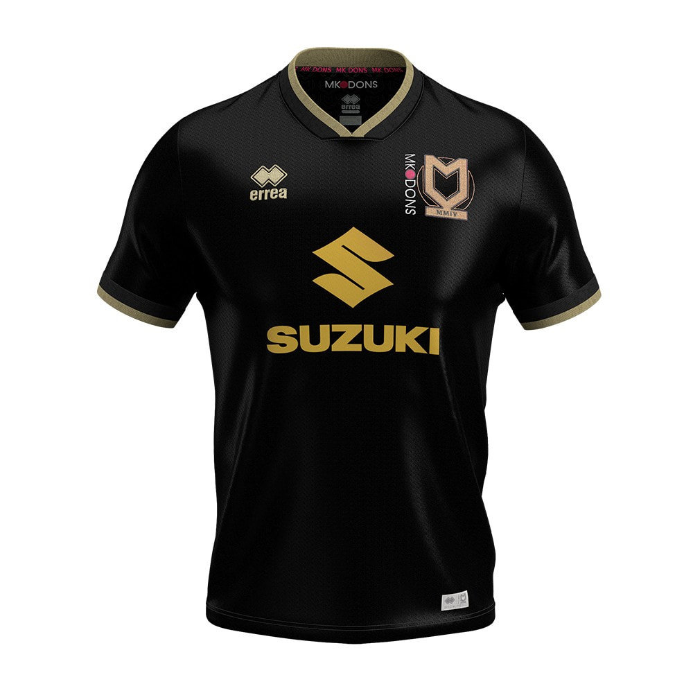 Milton Keynes Dons Third 2020/2021 Football Shirt Manufactured By Errea. The Club Plays Football In League One.