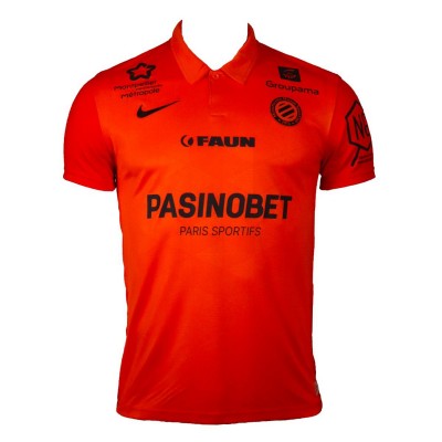 Montpellier​​​​​​ Away 2020/2021 Football Shirt Manufactured By Nike. The Club Plays Football In France.