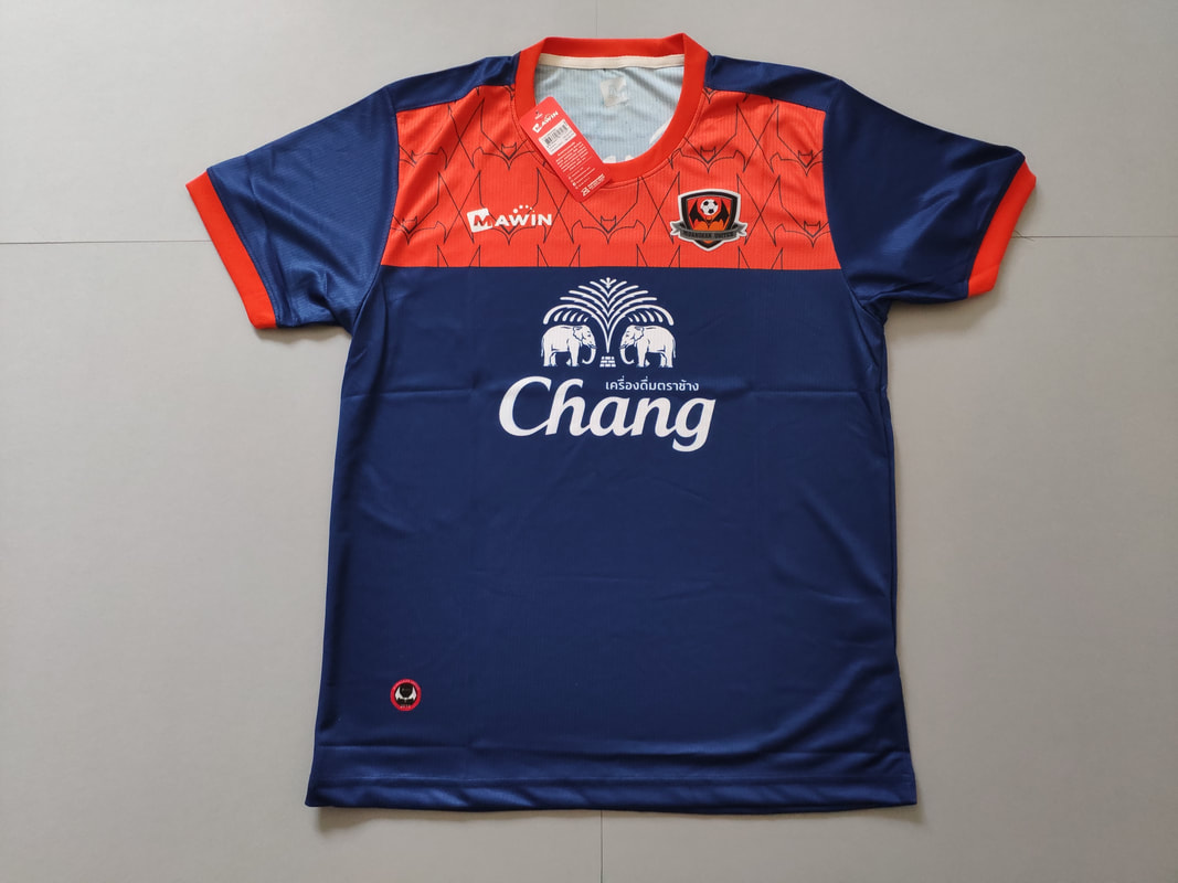 Muangkan United F.C. Away 2019 Football Shirt Manufactured By Mawin. The Club Plays Football In Thailand.