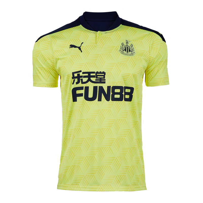 Newcastle United 2020/2021 Away Football Shirt Manufactured By Puma. The Club Plays Football In England.