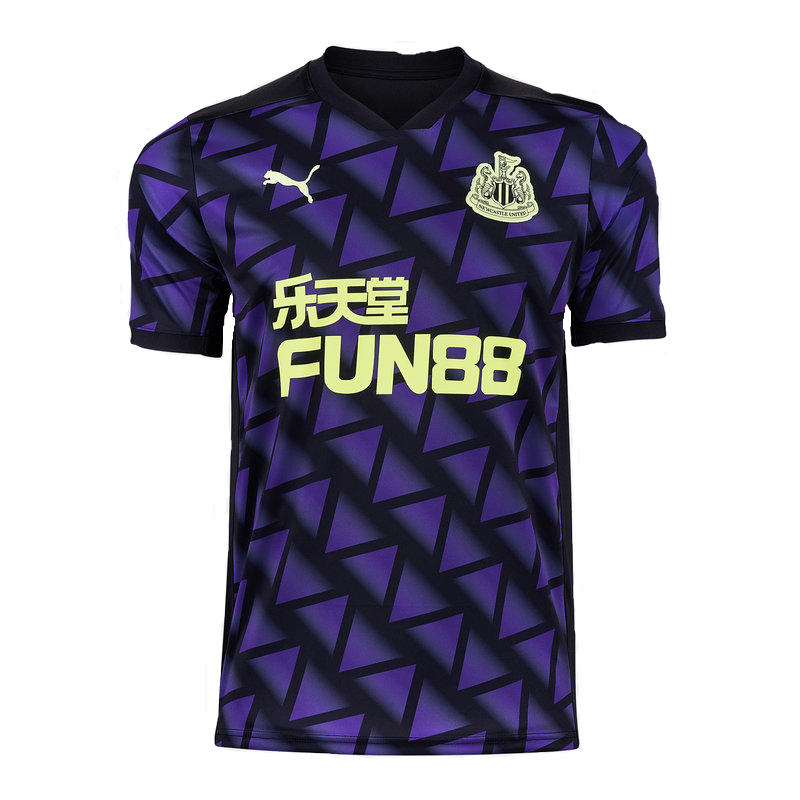 Newcastle United 2020/2021 Third Football Shirt Manufactured By Puma. The Club Plays Football In England.