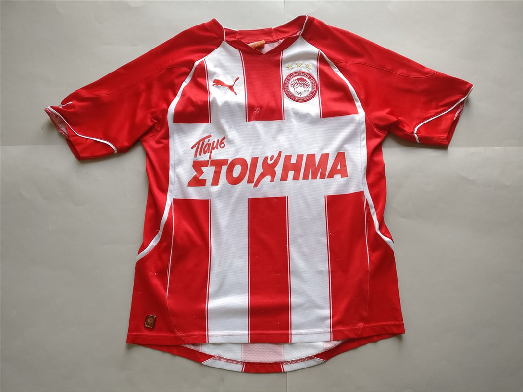 Olympiacos C.F.P Home 2010/2011 Shirt. Club Football Shirts.