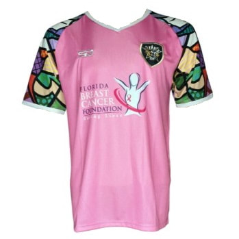 Palm Beach Stars Charity 2021 Football Shirt Manufactured By SQ Apparel. The Club Plays Football In The United States..