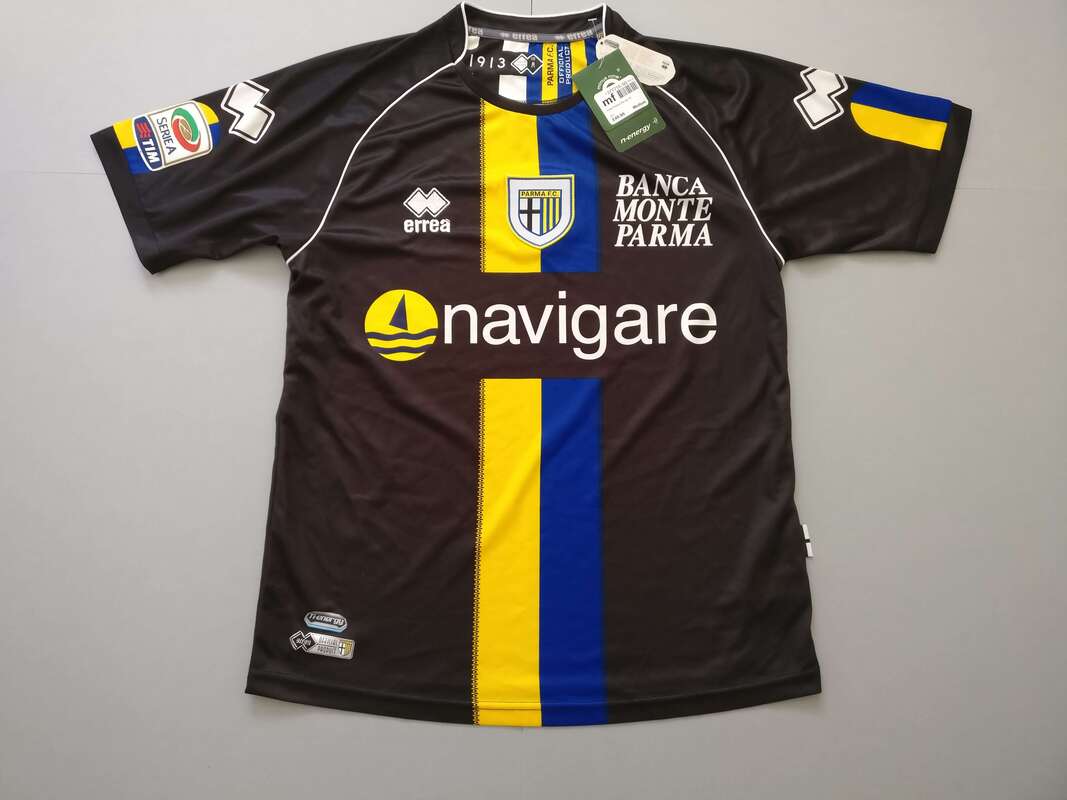 Parma Calcio 1913 S.R.L. Away 2011/2012 Football Shirt Manufactured By Errea. The Club Plays Football In Italy.