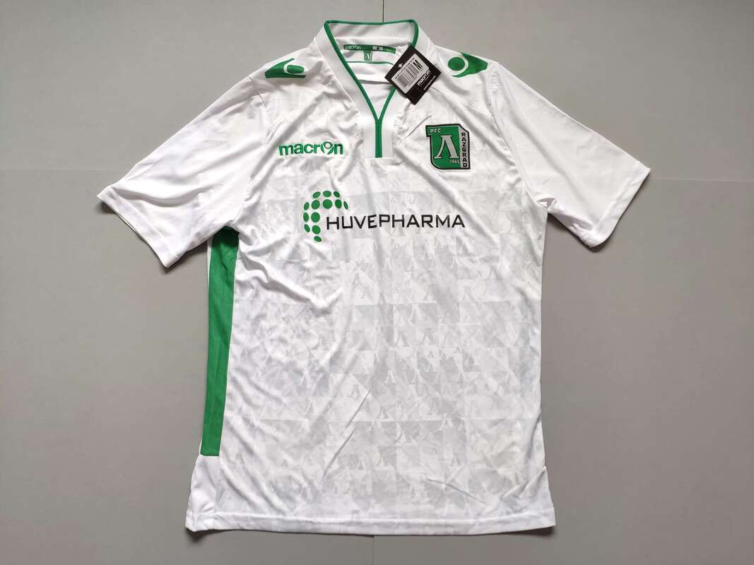 PFC Ludogorets Razgrad Away 2014/2015 Football Shirt Manufactured By Macron. The Team Plays Football In Bulgaria..