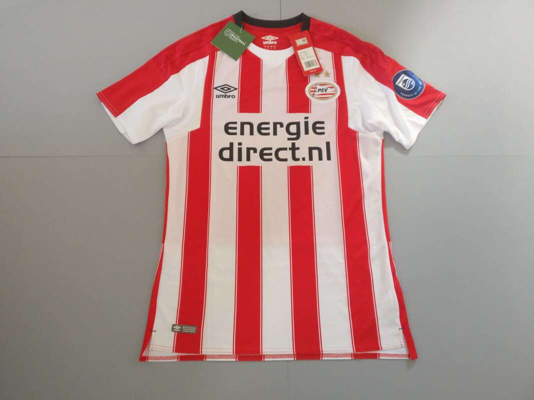 PSV Eindhoven Home 2017/2018 Football Shirt Manufactured By Umbro. The Club Plays Football In The Netherlands.