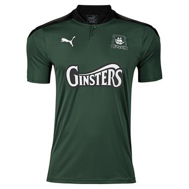 Plymouth Argyle Home 2020/2021 Football Shirt Manufactured By Puma. The Club Plays Football In League One.