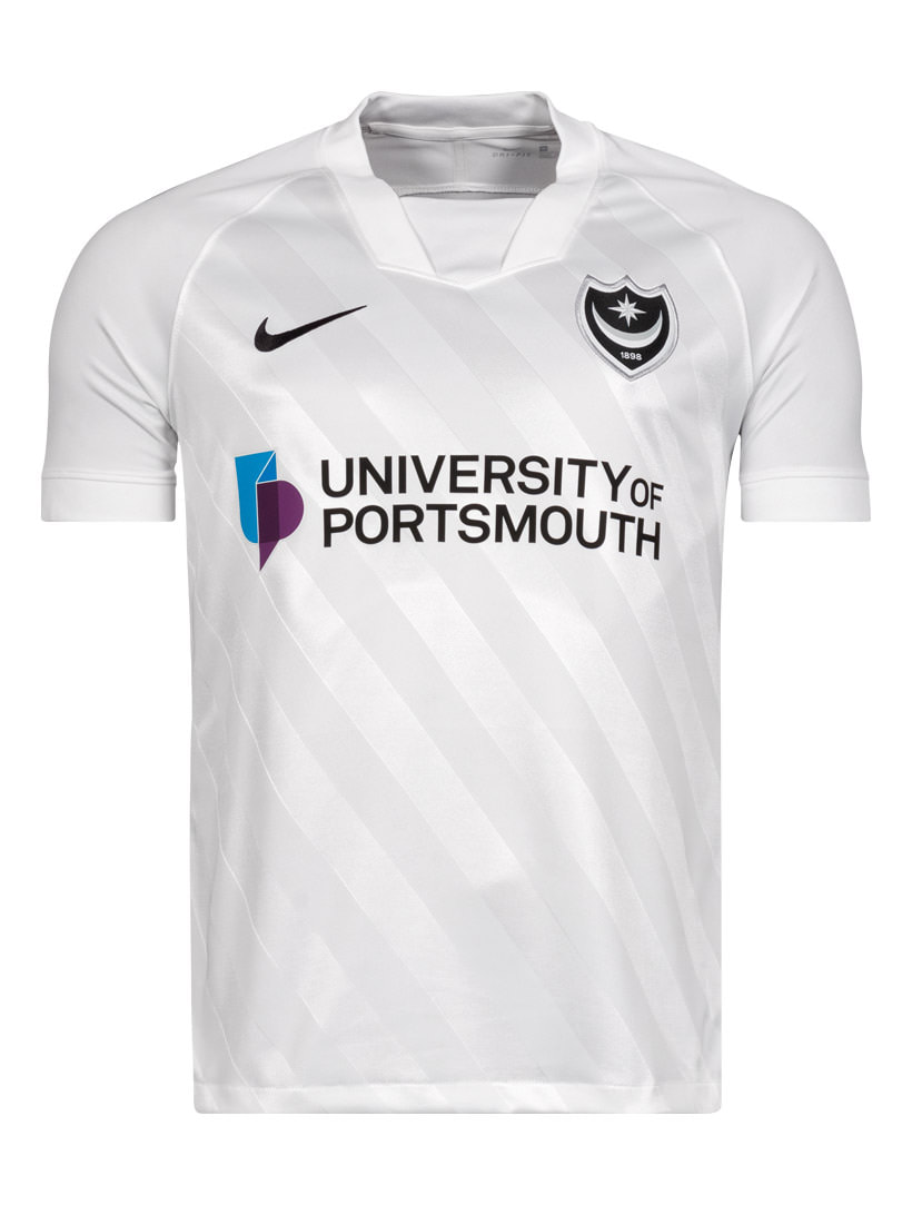 Portsmouth Away 2020/2021 Football Shirt Manufactured By Nike. The Club Plays Football In League One.