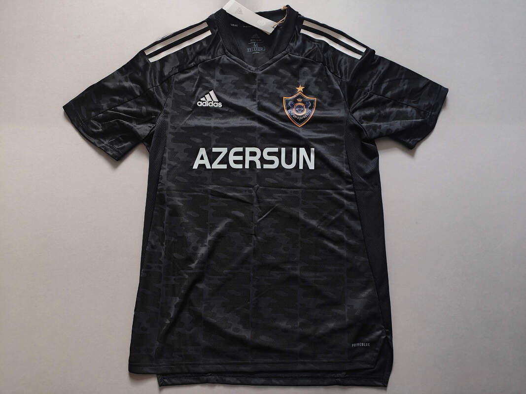 Qarabağ FK Home 2021/2022 Football Shirt Manufactured By Adidas. The Club Plays Football In Azerbaijan.