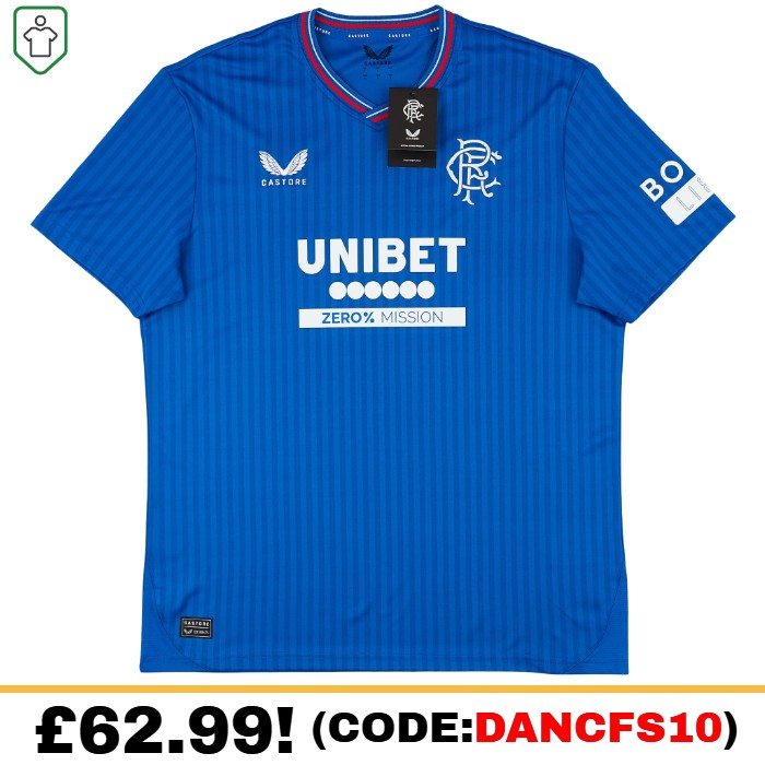 Rangers Home 2023/2024 Football Shirt - Buy