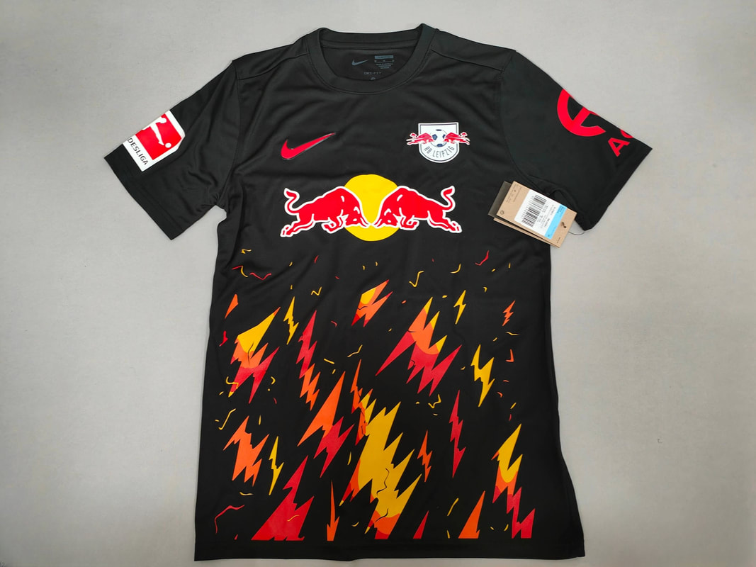 RB Leipzig 'Leipzig On Fire' 2023/2024 Football Shirt Manufactured By Nike. The Club Plays Football In Germany.
