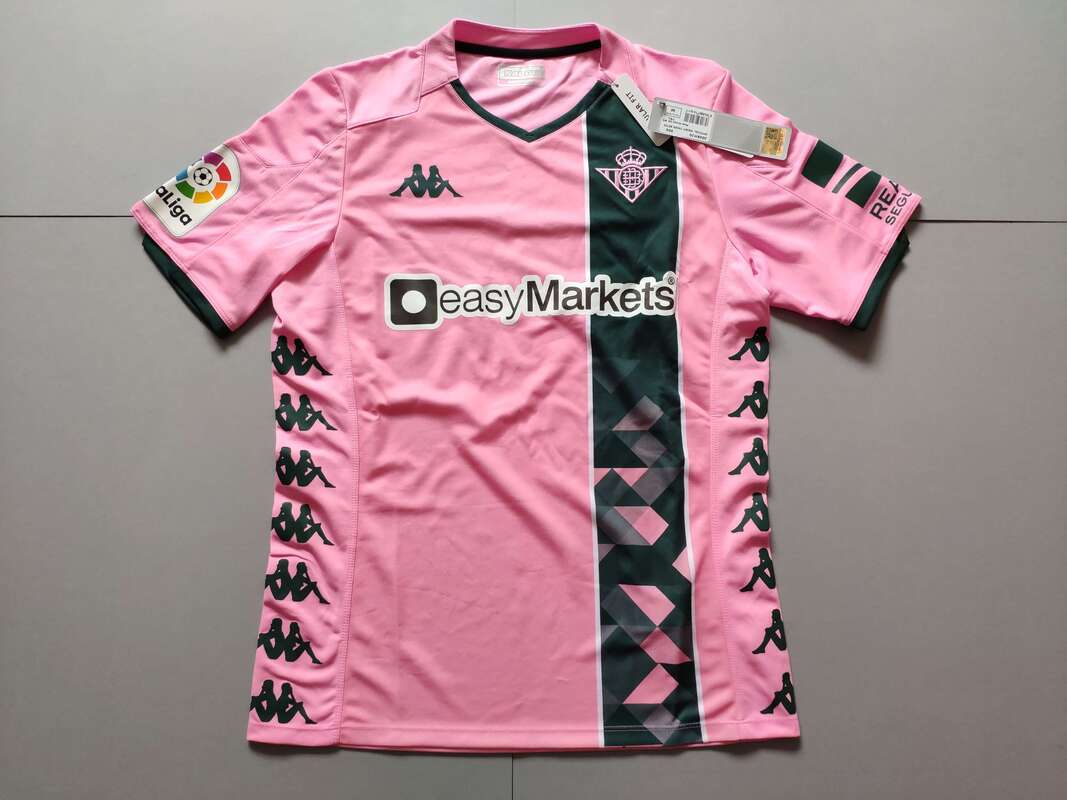 Real Betis Third 2019/2020 Football Shirt Manufactured By Kappa. The Club Plays Football In Spain.