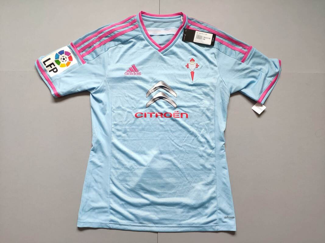 Celta de Vigo Home 2014/2015 Football Shirt Manufactured By Adidas. The Club Plays Football In Spain.