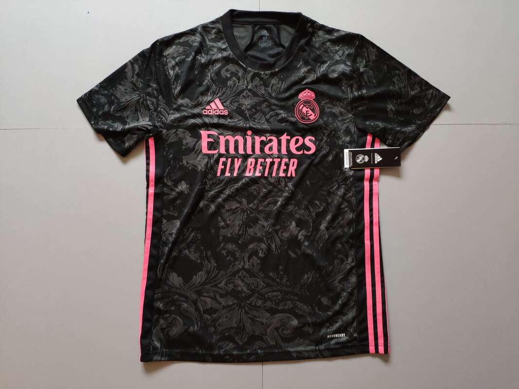 Real Madrid Third 2020/2021 Football Shirt Manufactured By Adidas. The Club Plays Football In Spain.