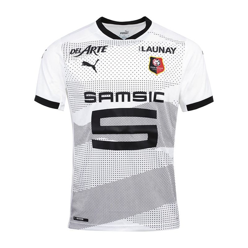 Rennes Away 2020/2021 Football Shirt Manufactured By Puma. The Club Plays Football In France.