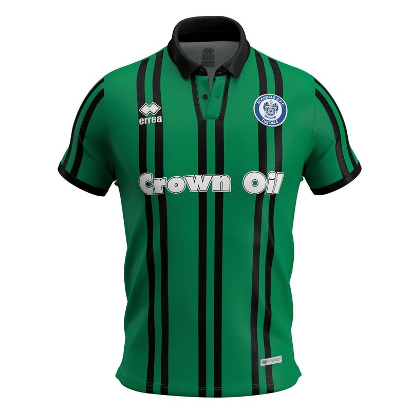 Rochdale Third 2020/2021 Football Shirt Manufactured By Errea. The Club Plays Football In League One.