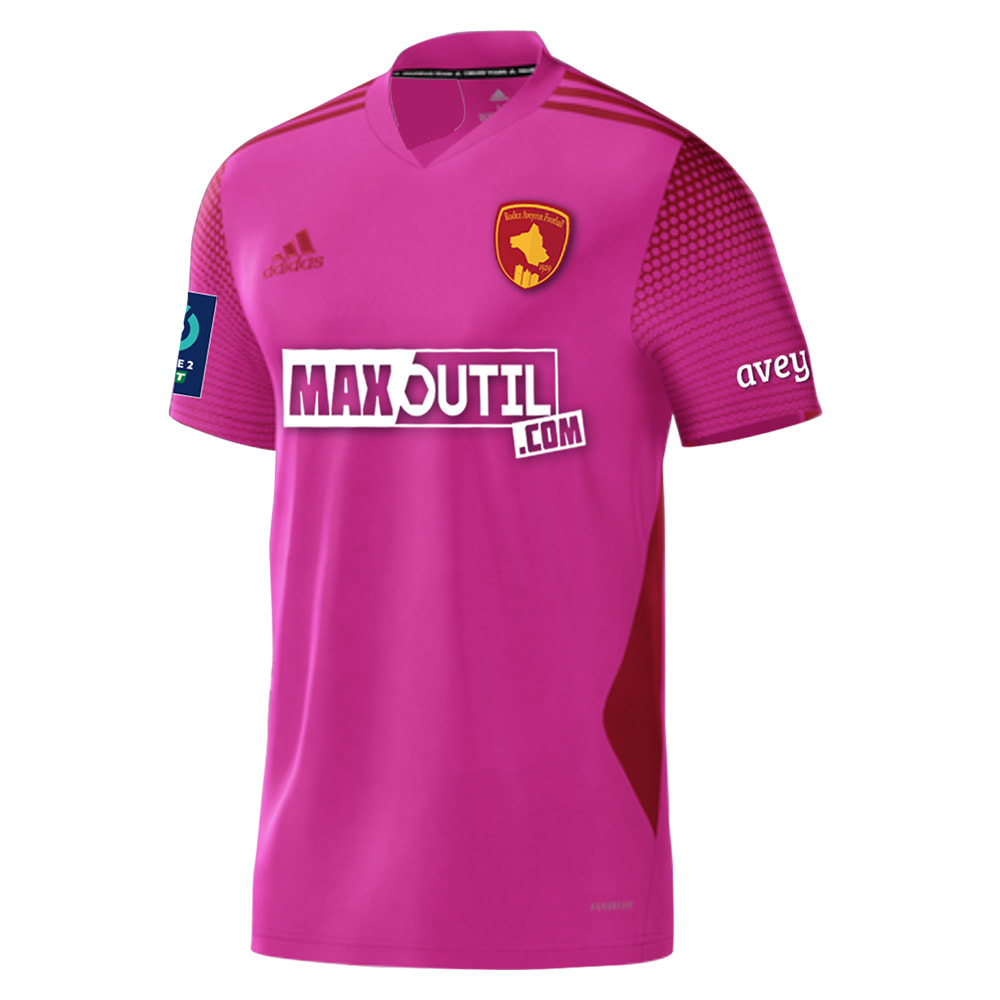 Rodez​​​​ Third 2020/2021 Football Shirt Manufactured By Adidas. The Club Plays Football In France.