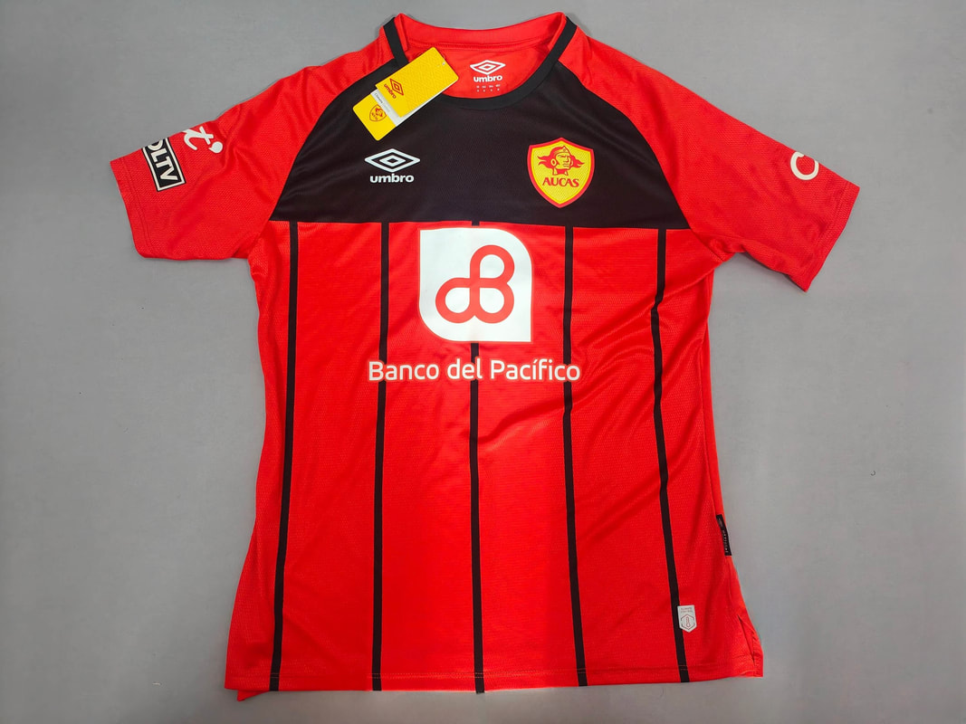S.D. Aucas Away 2020 Football Shirt Manufactured By Umbro. The Club Plays Football in Ecuador.
