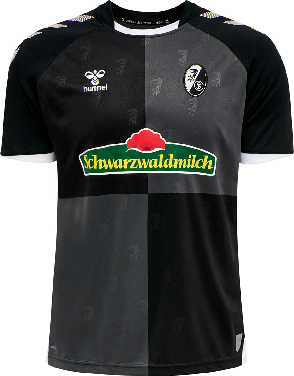 SC Freiburg Away 2020/2021 Football Shirt Manufactured By Hummel. The Club Plays Football In Germany.