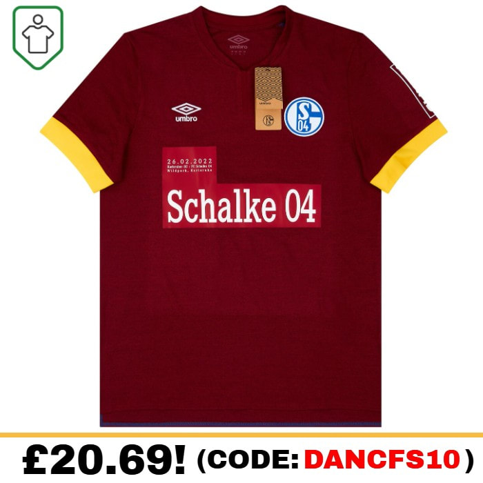 Schalke Third 2021/2022 Football Shirt Manufactured By Umbro. The Club Plays In Germany.