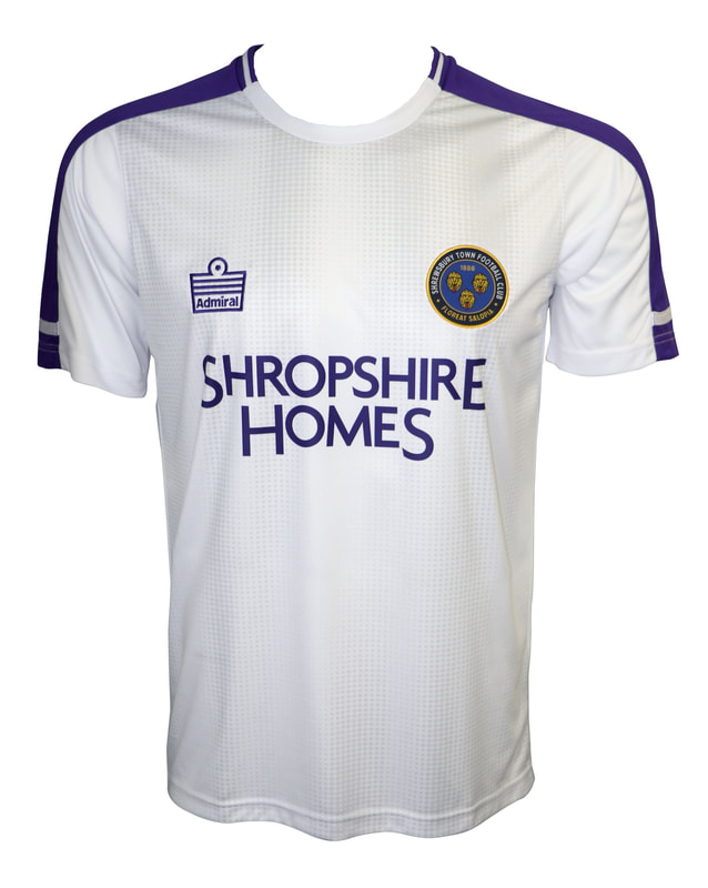 Shrewsbury Town Away 2020/2021 Football Shirt Manufactured By Admiral. The Club Plays Football In League One.